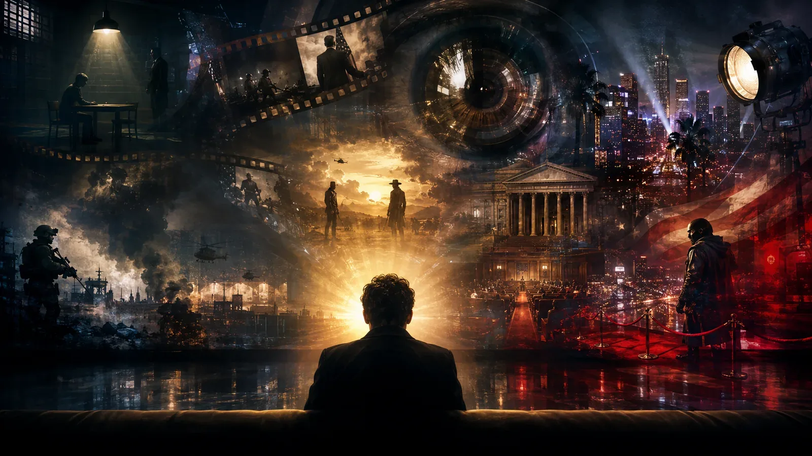 hollywood american hyperreality political violence